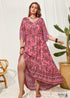 Boho Plus Size Juneau Maxi Dress For Women