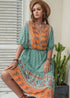 Boho Plus Size Juniper Maxi Dress For Women