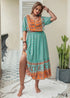 Boho Plus Size Juniper Maxi Dress For Women
