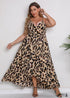 Boho Plus Size Leopard Maxi Dress Ella