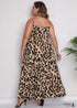 Boho Plus Size Leopard Maxi Dress Ella