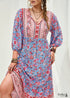 Vestido largo bohemio Lolana de talla grande para mujer