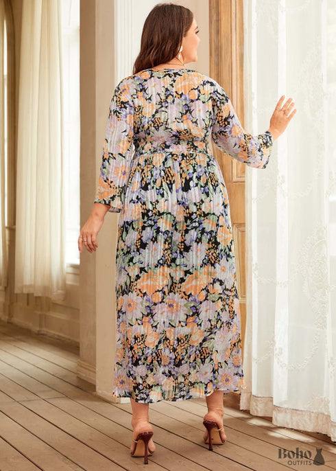 Boho Plus Size Lunette Maxi Dress For Women