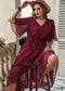 Boho Plus Size Mirage Maxi Dress For Women
