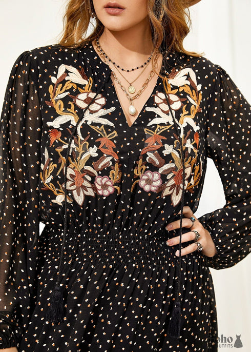 Boho Plus Size Mon Cheri Maxi Dress For Women