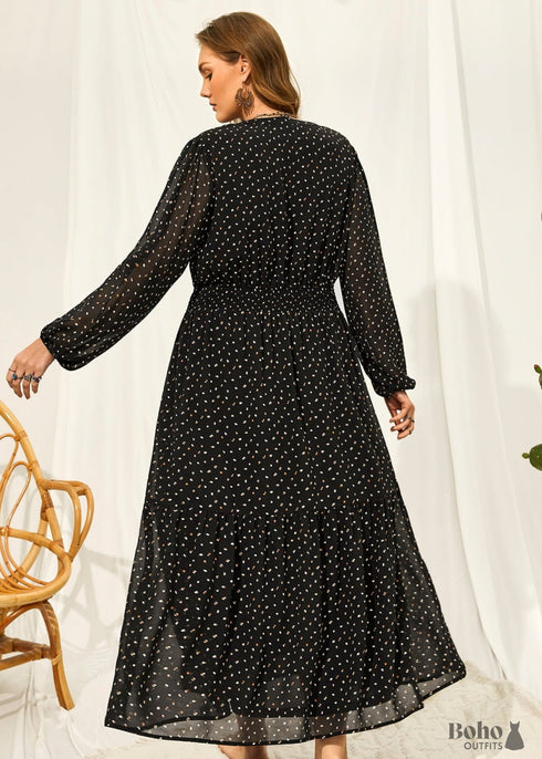 Boho Plus Size Mon Cheri Maxi Dress For Women