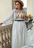 Boho Plus Size Mon Cheri Maxi Dress - White For Women