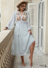 Boho Plus Size Mon Cheri Maxi Dress - White For Women