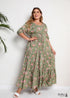 Boho Plus Size Printed Loose Maxi Dress Luna