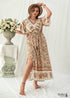 Boho Plus Size Shannon Maxi Dress For Women