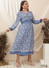 Boho Plus Size Shay Maxi Dress - Blue For Women