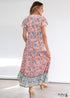 Boho Printed Seaside Vacation Beach Maxi Dress Isabella