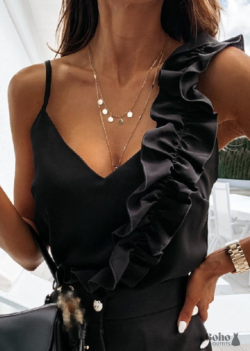 Boho Ruffled Blouse Bria