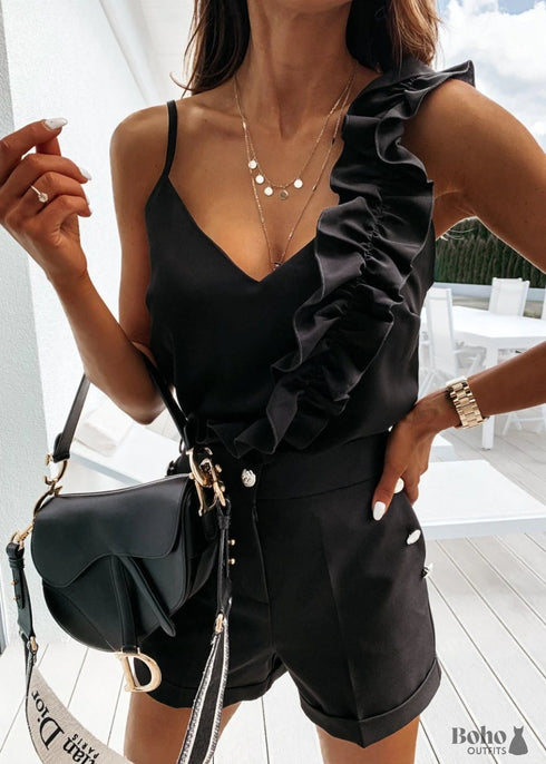 Boho Ruffled Blouse Bria