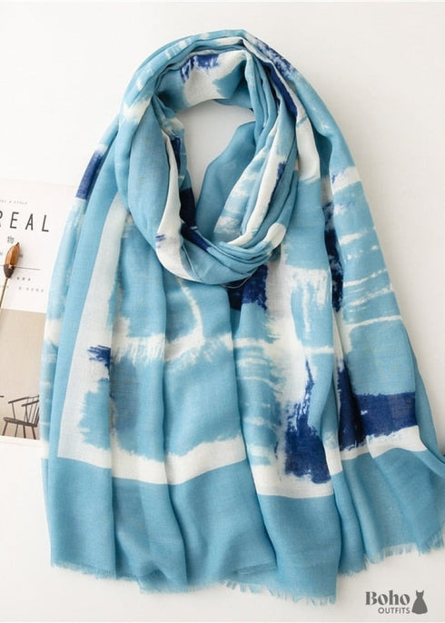 Bufanda Boho Abstracta Zara