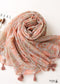 Boho Scarf Pink Paisley Sarah