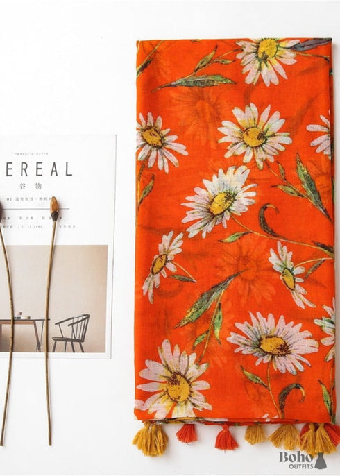 Boho Scarf Red Skylar