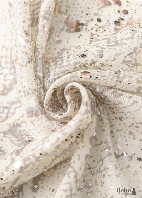 Bufanda Boho Plateada Aliyah