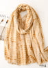 Bufanda bohemia teñida con efecto tie-dye Lilly