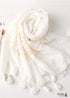 Boho Scarf White Lace Amy