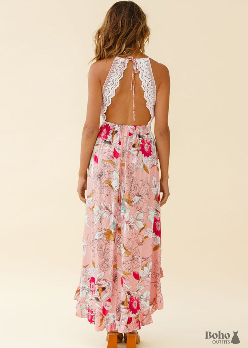 Elliana Midi Dress | Aquarelle Blue main image 0