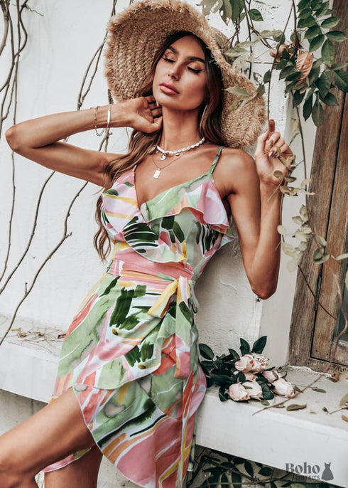 Boho Sexy Summer Mini Dress Sierra
