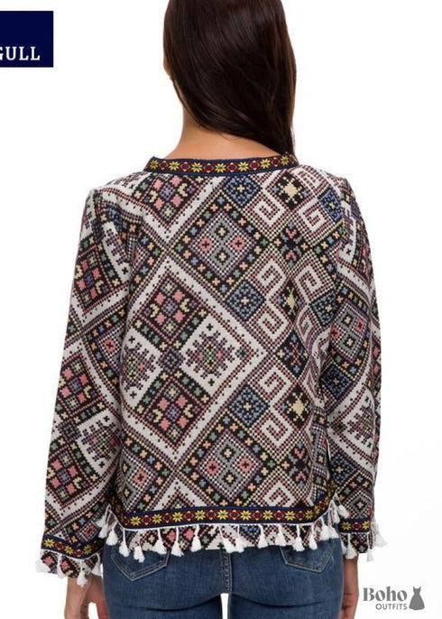 Chaqueta corta bohemia