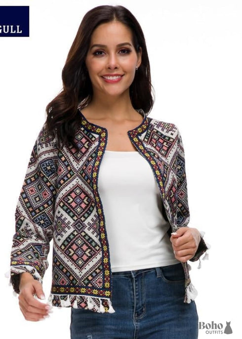 Chaqueta corta bohemia