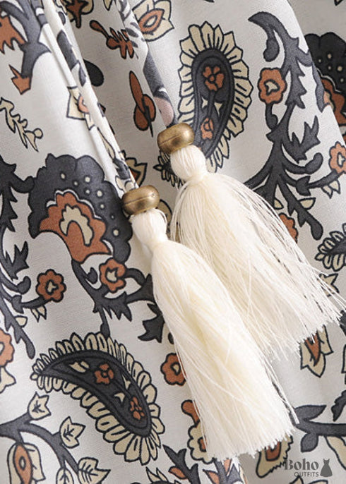 Faldas bohemias en negro Lisia en medianoche para mujer