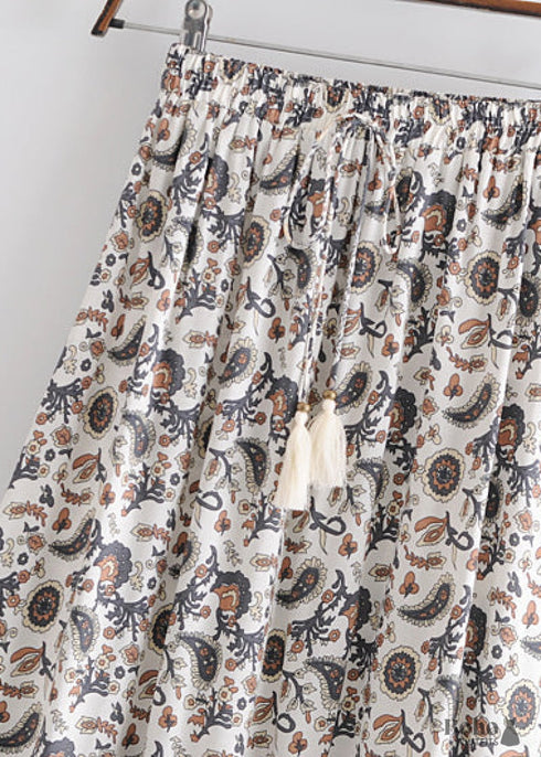 Faldas bohemias en negro Lisia en medianoche para mujer