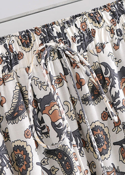 Faldas bohemias en negro Lisia en medianoche para mujer