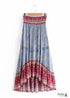 Boho Skirts in Blue Aurelia For Women