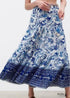 Boho Skirts in Blue Danica For Women