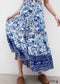 Boho Skirts in Blue Danica For Women