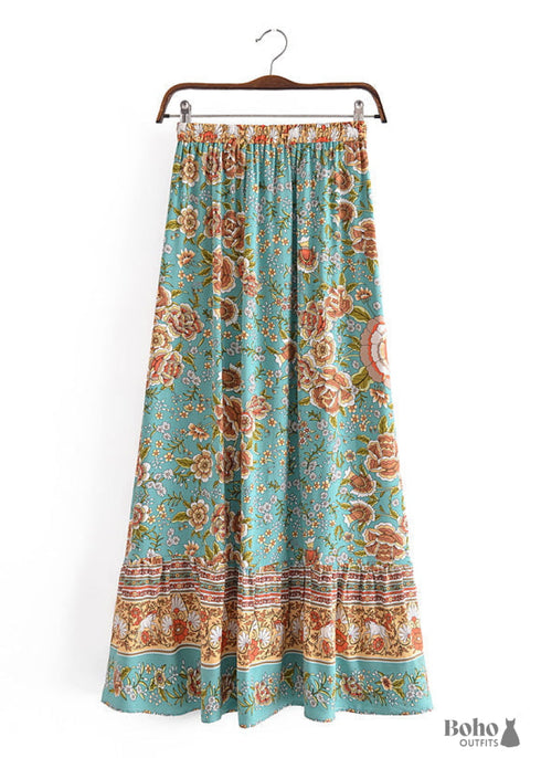 Faldas bohemias en Calida en verde para mujer