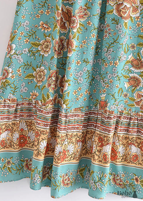 Faldas bohemias en Calida en verde para mujer