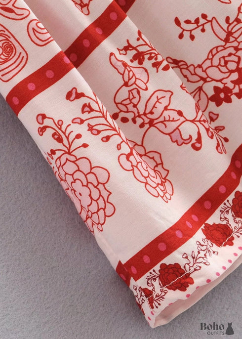 Faldas bohemias con plumas en rosa para mujer