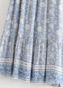Boho Skirts in Flower Blue Sky For Women