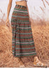 Boho Skirts in Green Herb For Women