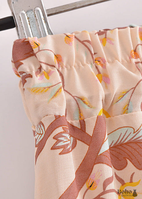 Boho Skirts in Heart Chakra in Pink For Women