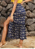 Boho Skirts in Margarita in Navy Blue For Women