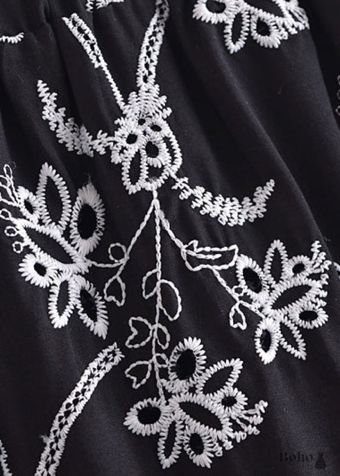 Faldas Boho Mariana en Encaje Blanco, Morado y Negro para Mujer