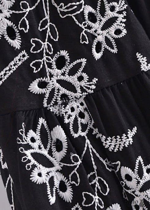 Faldas Boho Mariana en Encaje Blanco, Morado y Negro para Mujer