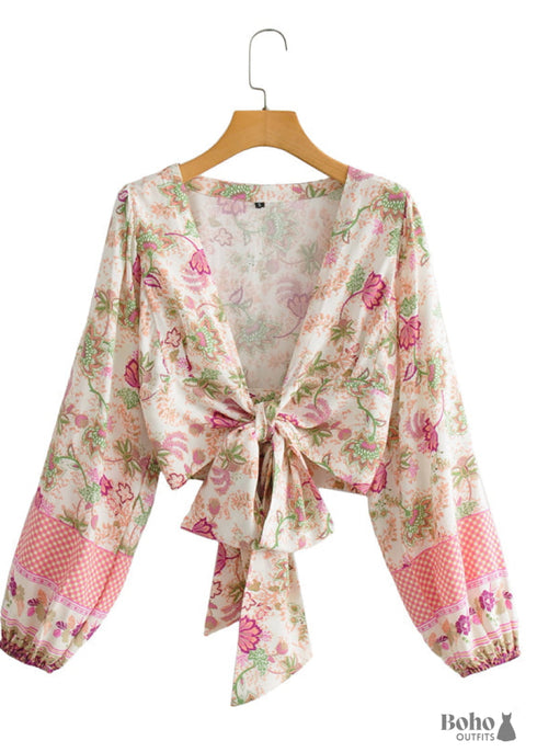 Boho Skirts in Pink India Rose For Women