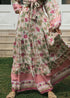 Boho Skirts in Pink India Rose For Women