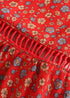 Boho Skirts in Red Crimson For Women