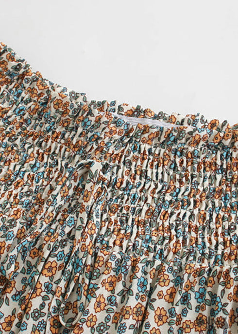 Boho Skirts in Red Crimson For Women