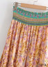 Boho Skirts in Rose Pink Aurelia For Women