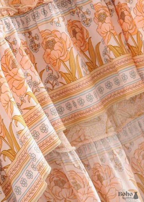 Boho Skirts in Rose Pink Old Rose For Women