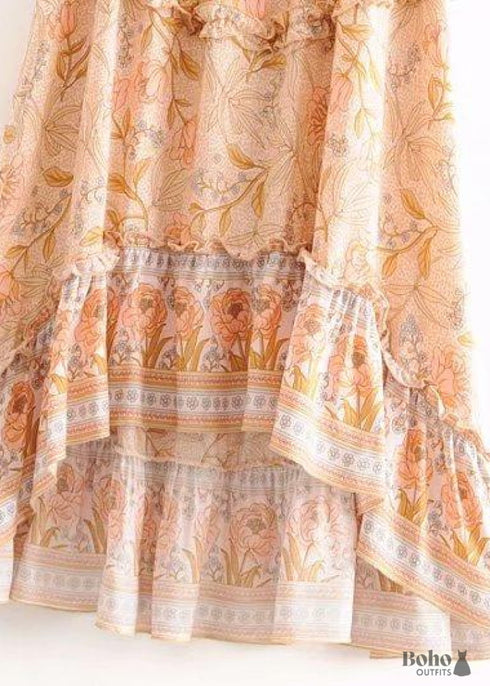 Boho Skirts in Rose Pink Old Rose For Women